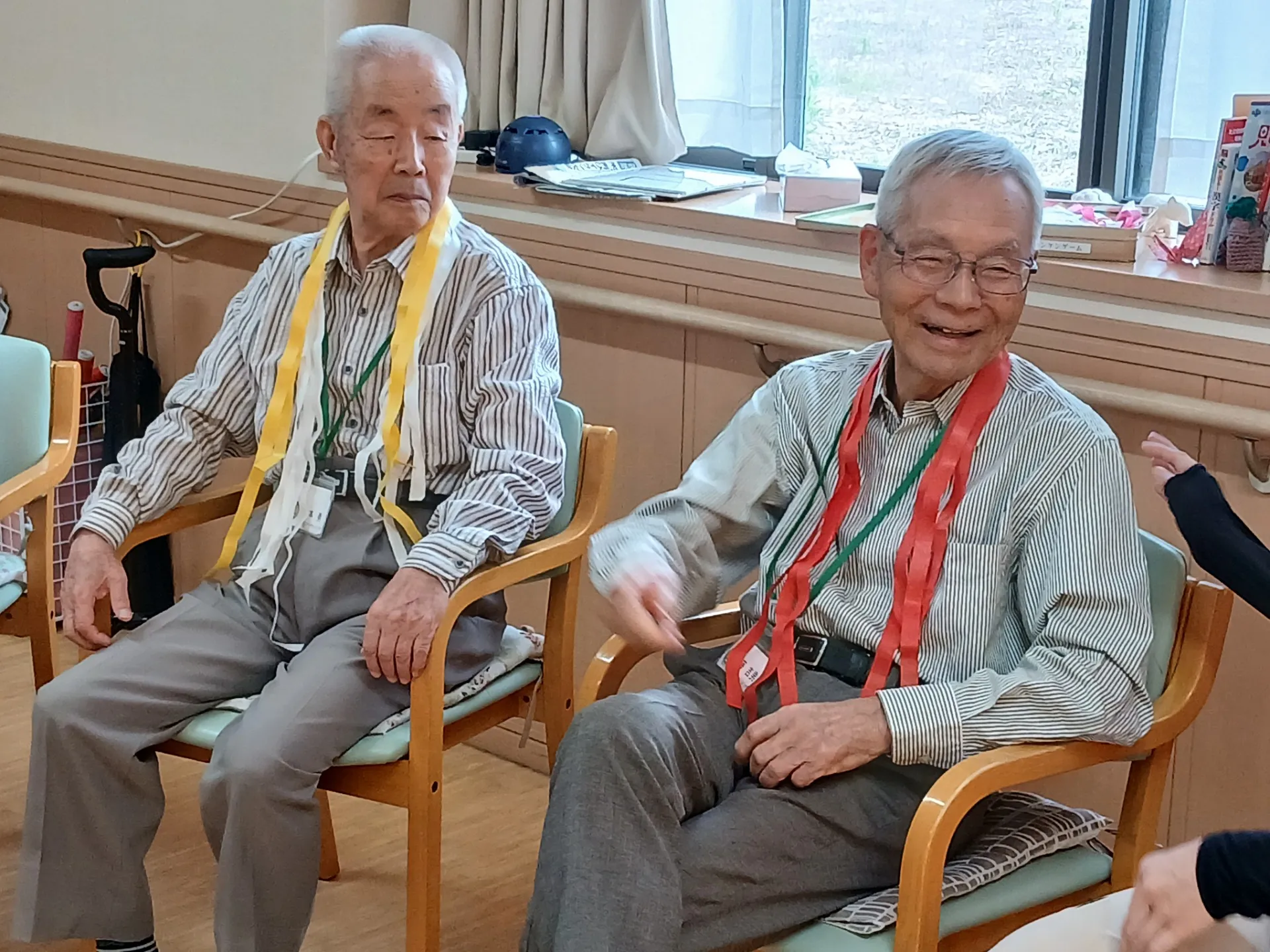 お仲間さんの笑顔